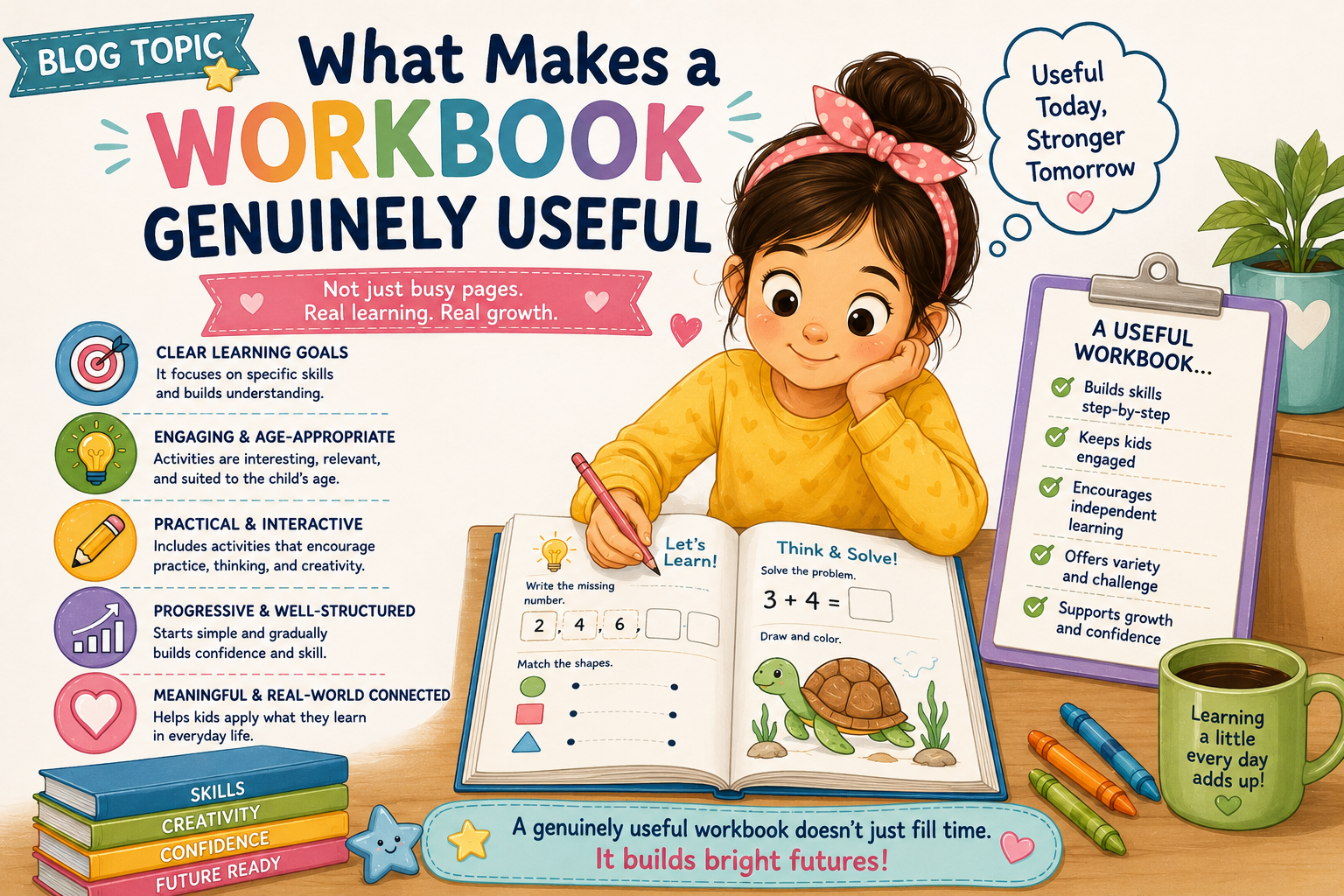 What makes a workbook genuinely useful