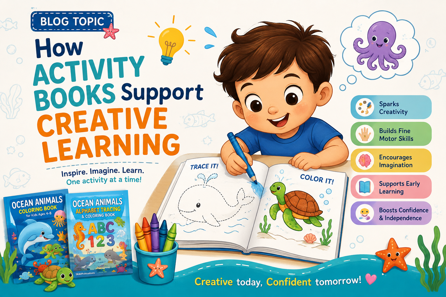 How activity books support creative learning